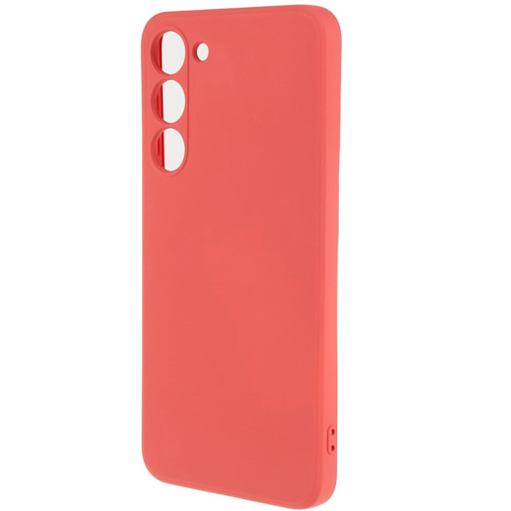 EIDERWOOD Samsung Galaxy S23 Fôret Fleksibelt Plast Deksel - Mørkrød