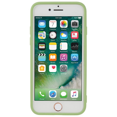 EIDERWOOD iPhone SE (2022 / 2020) / 8 / 7 Fôret Fleksibelt Plast Deksel - Lysegrønn