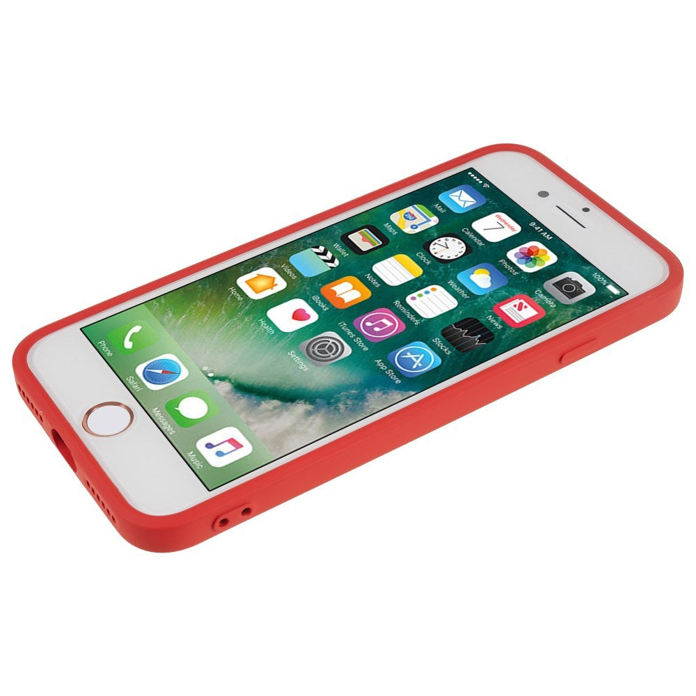 EIDERWOOD iPhone SE (2022 / 2020) / 8 / 7 Fôret Fleksibelt Plast Deksel - Rød