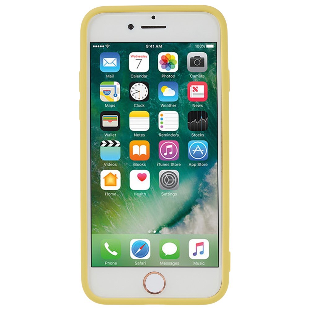 EIDERWOOD iPhone SE (2022 / 2020) / 8 / 7 Fôret Fleksibelt Plast Deksel - Gul