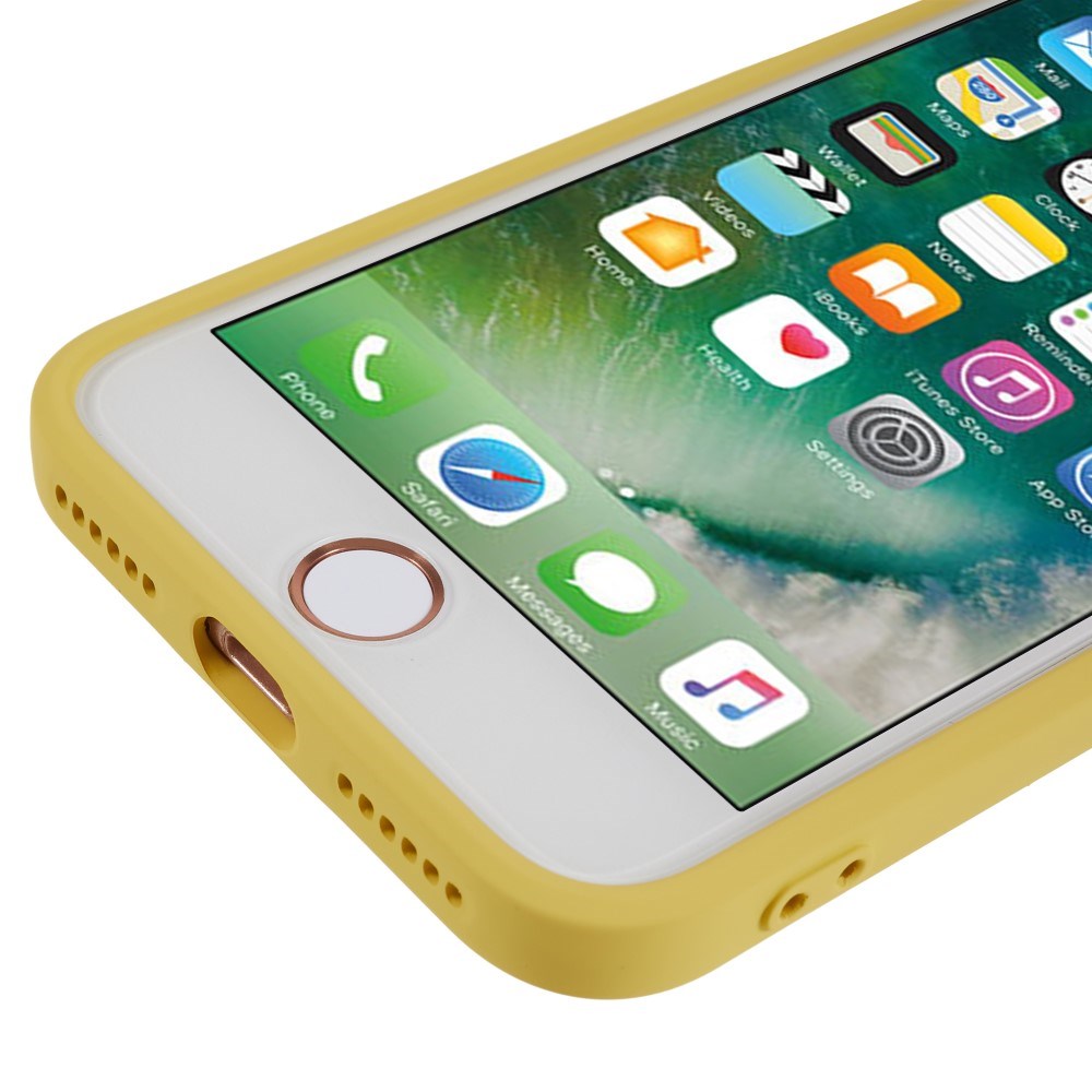 EIDERWOOD iPhone SE (2022 / 2020) / 8 / 7 Fôret Fleksibelt Plast Deksel - Gul