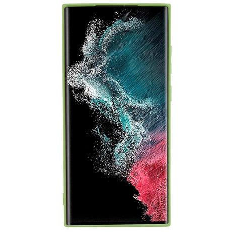 EIDERWOOD Samsung Galaxy S22 Ultra Fôret Fleksibelt Plast Deksel - Lysgrønn