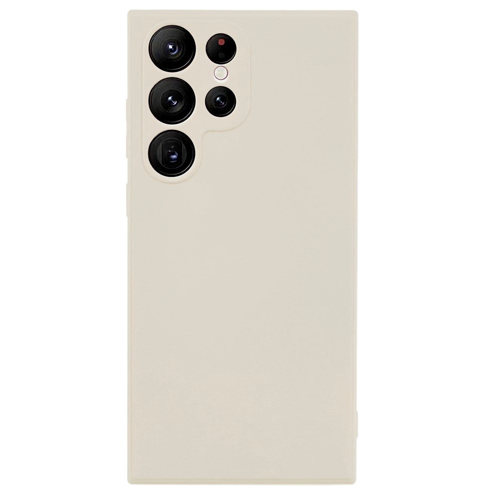 EIDERWOOD Samsung Galaxy S22 Ultra Fôret Fleksibelt Plast Deksel - Beige