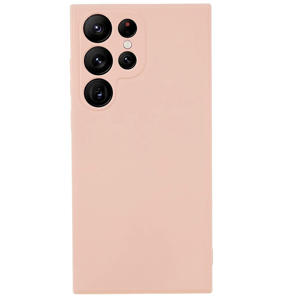 EIDERWOOD Samsung Galaxy S22 Ultra Fôret Fleksibelt Plast Deksel - Rosa