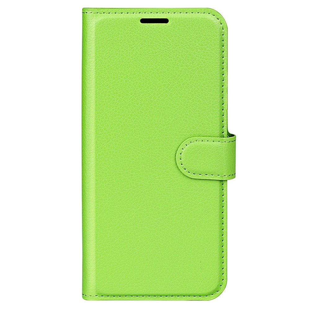 Sony Xperia 1 V Litchi Litchi Skinn Deksel m. Lommebok - Grønn