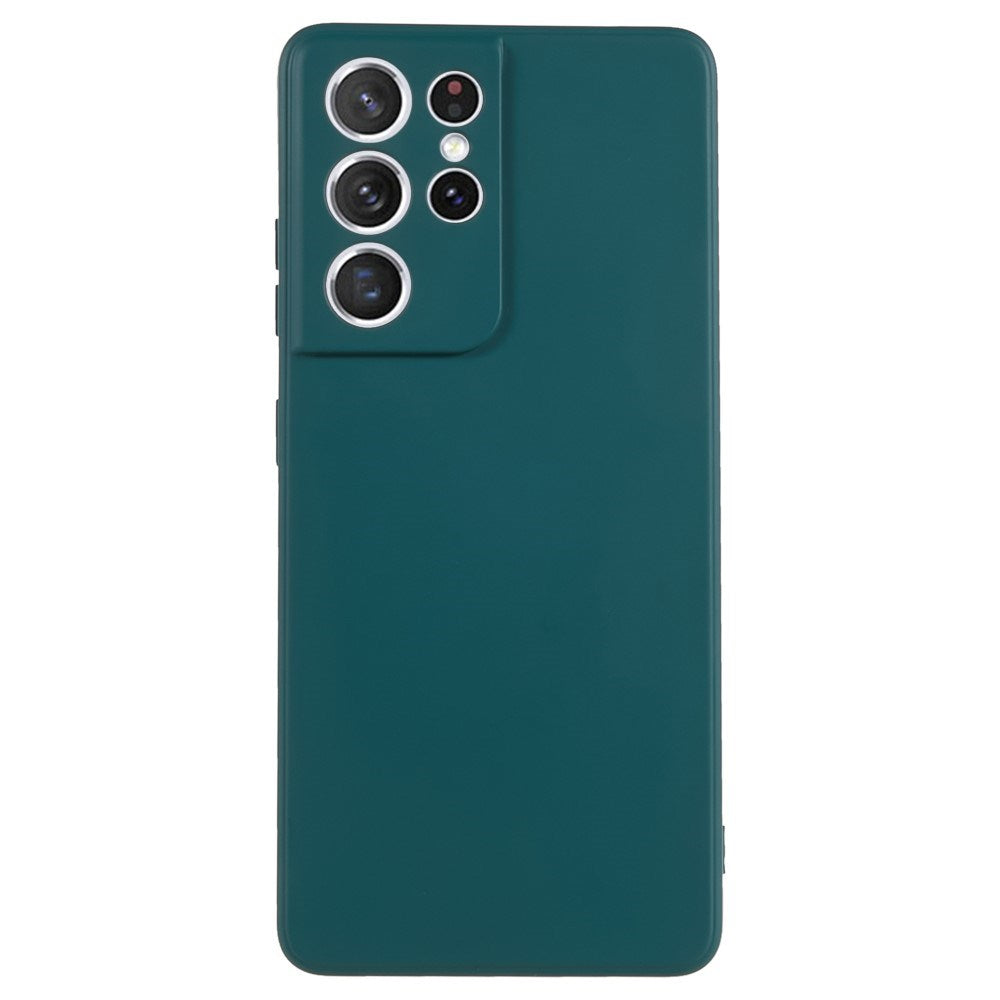 EIDERWOOD Samsung Galaxy S21 Ultra Fôret Fleksibelt Plast Deksel - Grønn
