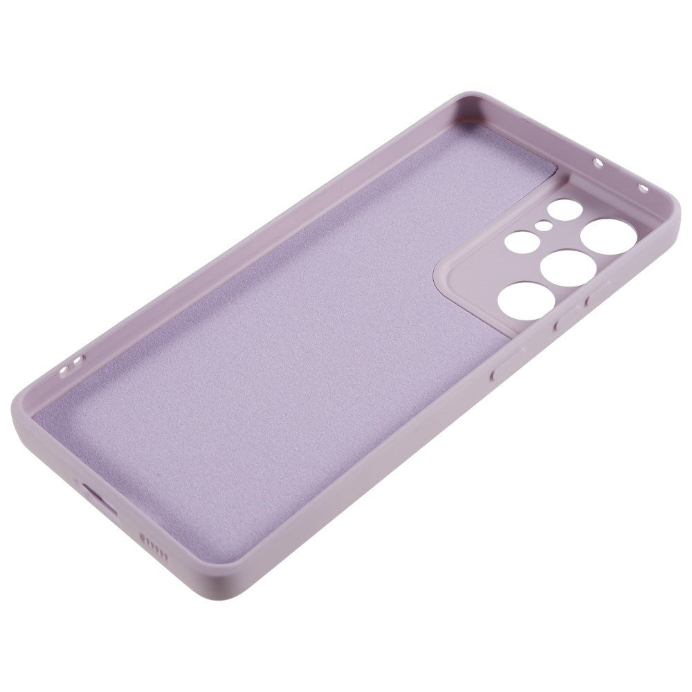 EIDERWOOD Samsung Galaxy S21 Ultra Fôret Fleksibelt Plast Deksel - Lilla