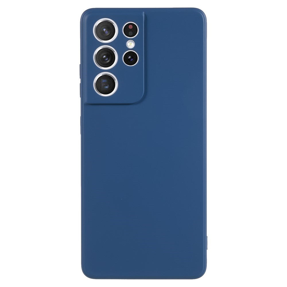 EIDERWOOD Samsung Galaxy S21 Ultra Fôret Fleksibelt Plast Deksel - Blå