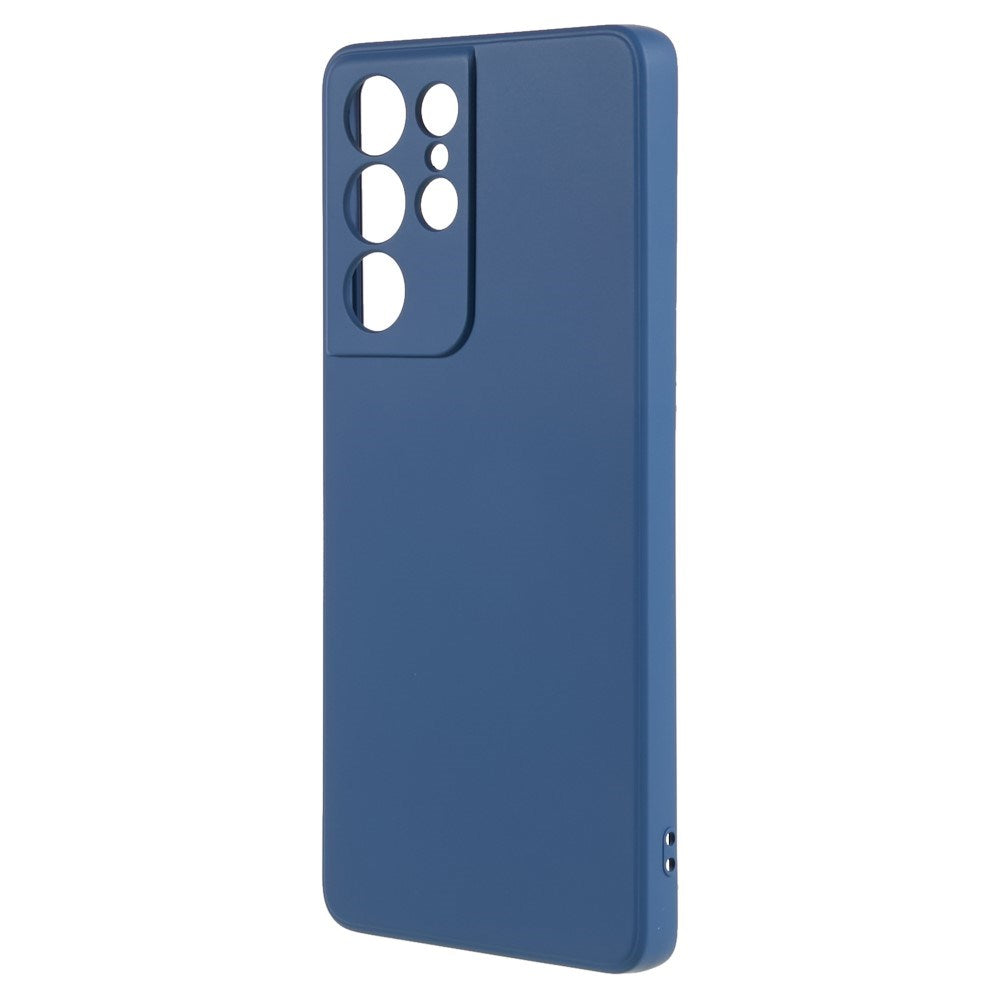 EIDERWOOD Samsung Galaxy S21 Ultra Fôret Fleksibelt Plast Deksel - Blå