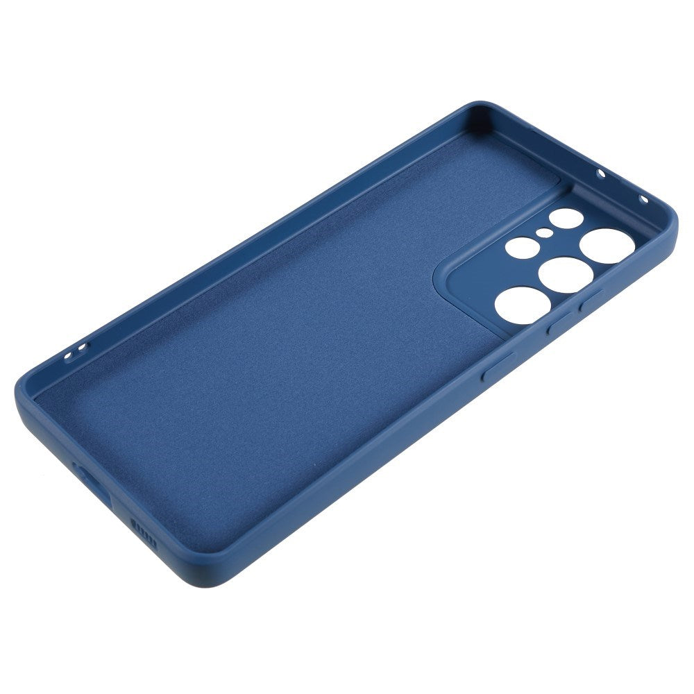 EIDERWOOD Samsung Galaxy S21 Ultra Fôret Fleksibelt Plast Deksel - Blå