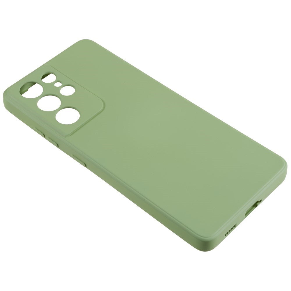 EIDERWOOD Samsung Galaxy S21 Ultra Fôret Fleksibelt Plast Deksel - Lysegrønn