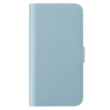Samsung Galaxy A24 PU Litchi Skin Flip Deksel med Magnetisk Luk - Blå