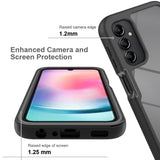 Samsung Galaxy A24 - 2-i-1 Plast Deksel & Skjermbeskyttelsesfilm - Gjennomsiktig