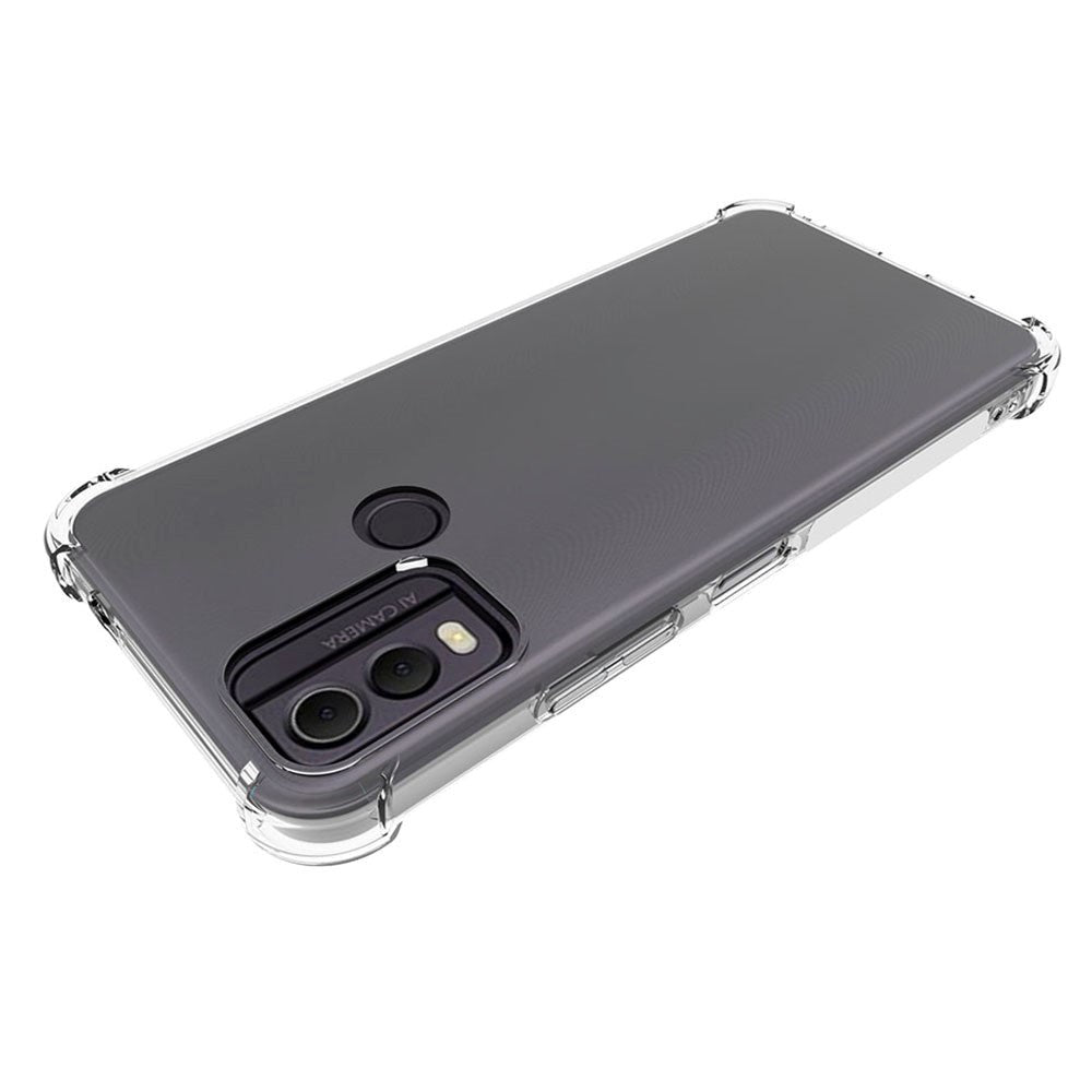 Nokia C22 Shock-Proof Fleksibelt Plast Deksel - Gjennomsiktig