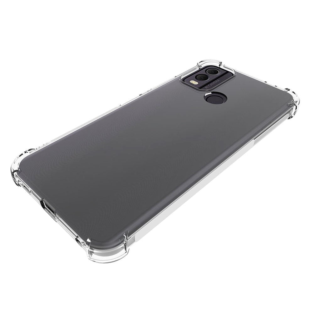 Nokia C22 Shock-Proof Fleksibelt Plast Deksel - Gjennomsiktig
