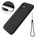 EIDERWOOD OnePlus Nord CE 3 Lite (5G) Foret Silikon Deksel med Stropp - Svart