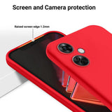 EIDERWOOD OnePlus Nord CE 3 Lite (5G) Foret Silikon Deksel med Stropp - Rød