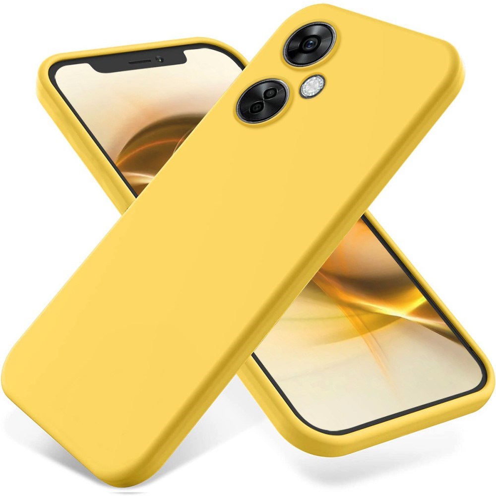 EIDERWOOD OnePlus Nord CE 3 Lite (5G) Foret Silikon Deksel med Stropp - Gul