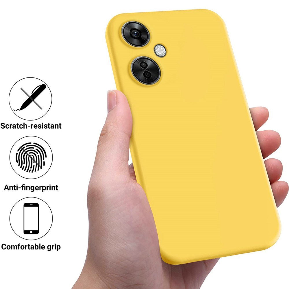 EIDERWOOD OnePlus Nord CE 3 Lite (5G) Foret Silikon Deksel med Stropp - Gul