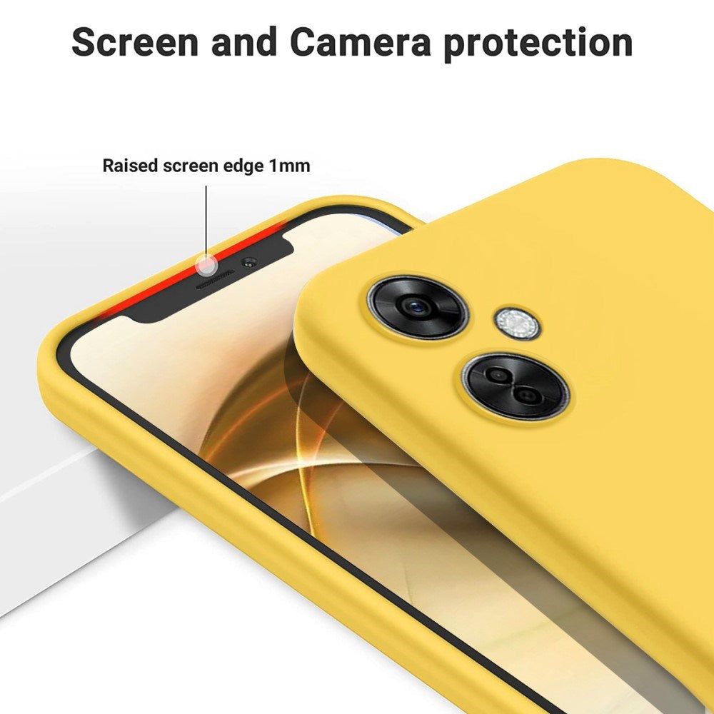 EIDERWOOD OnePlus Nord CE 3 Lite (5G) Foret Silikon Deksel med Stropp - Gul