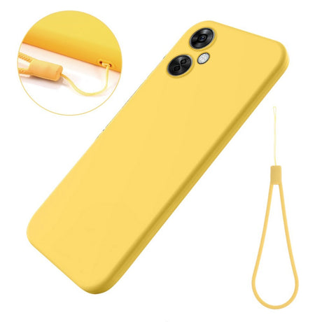 EIDERWOOD OnePlus Nord CE 3 Lite (5G) Foret Silikon Deksel med Stropp - Gul