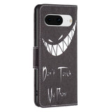 Google Pixel 8 Kunstskinn Deksel med Lommebok - "Don't Touch My Phone"