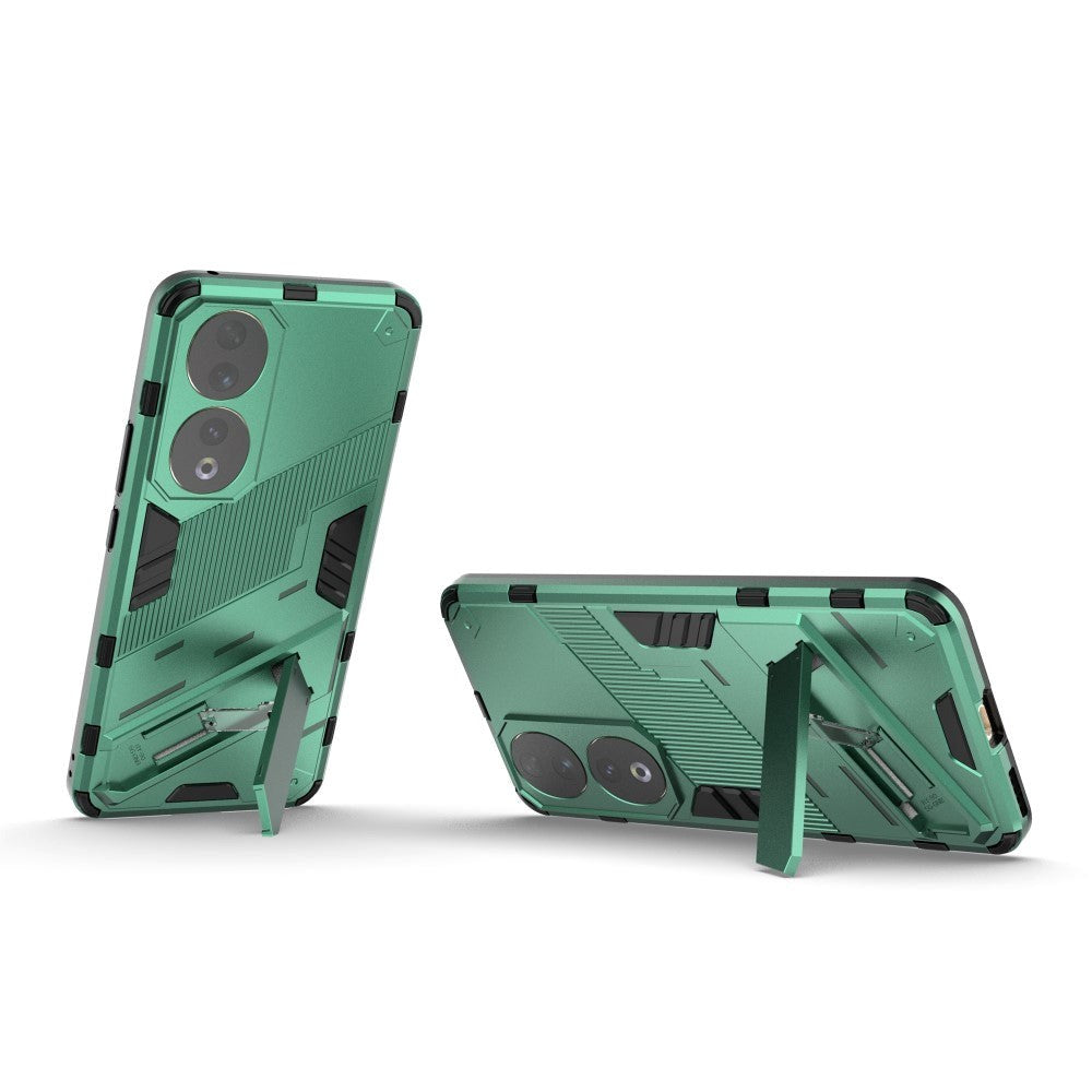 Honor 90 Hybrid Håndverker Deksel Med Kickstand - Grønn