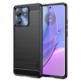 Motorola Edge 40 Brushed Carbon Deksel - Svart