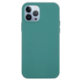 iPhone 15 Pro Silikon Deksel - Mørk Grønn