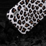 iPhone 15 Pro Max Fleksibelt Plastdeksel - Leopardmønster - Sølv