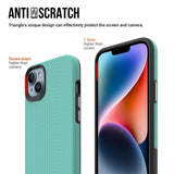iPhone 15 Håndverker Plastdeksel - Turkis