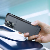 iPhone 15 Pro Drop Proof Deksel m. Lommebok - Mørke Blå