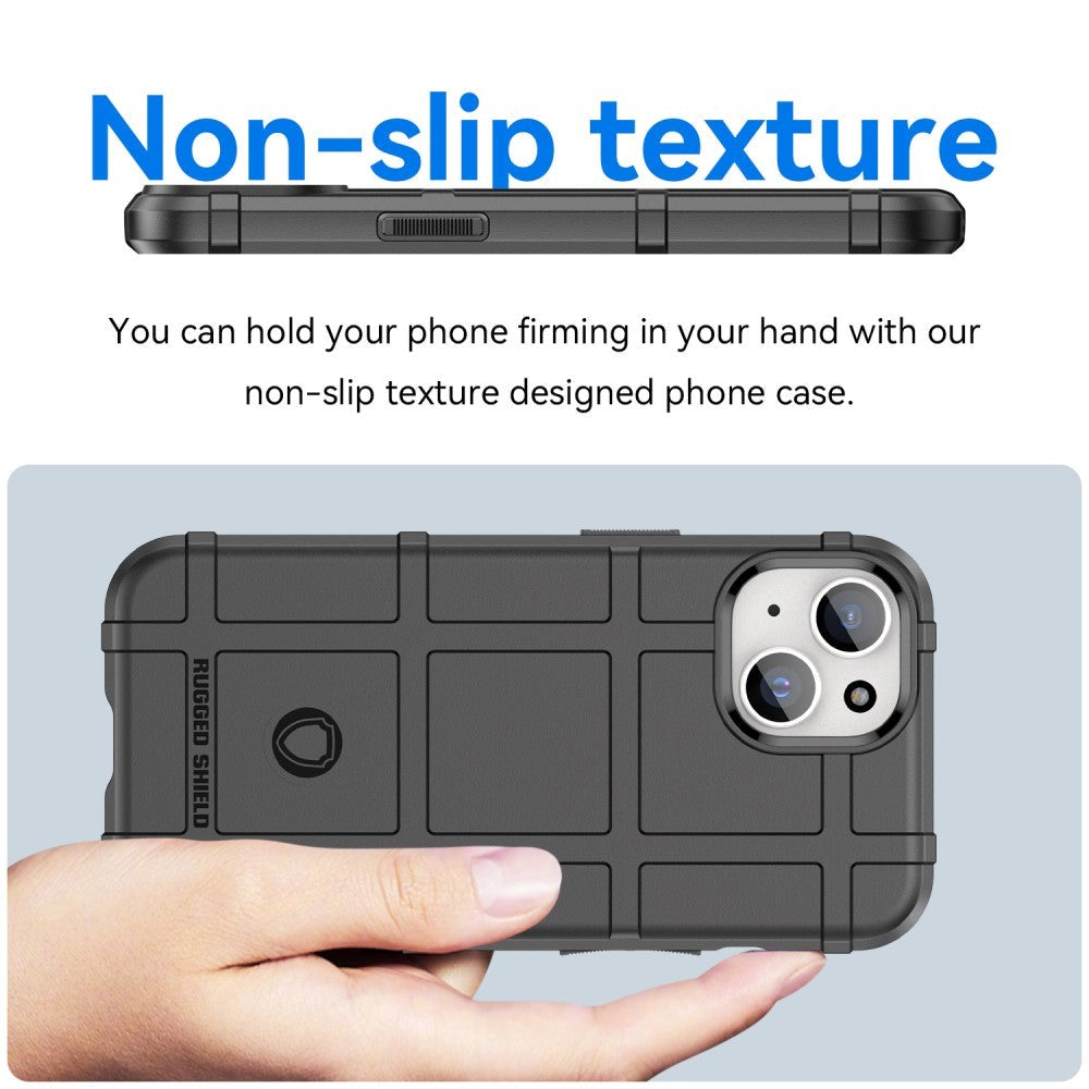 iPhone 15 Rugged Shield Series Håndverker Deksel - Svart
