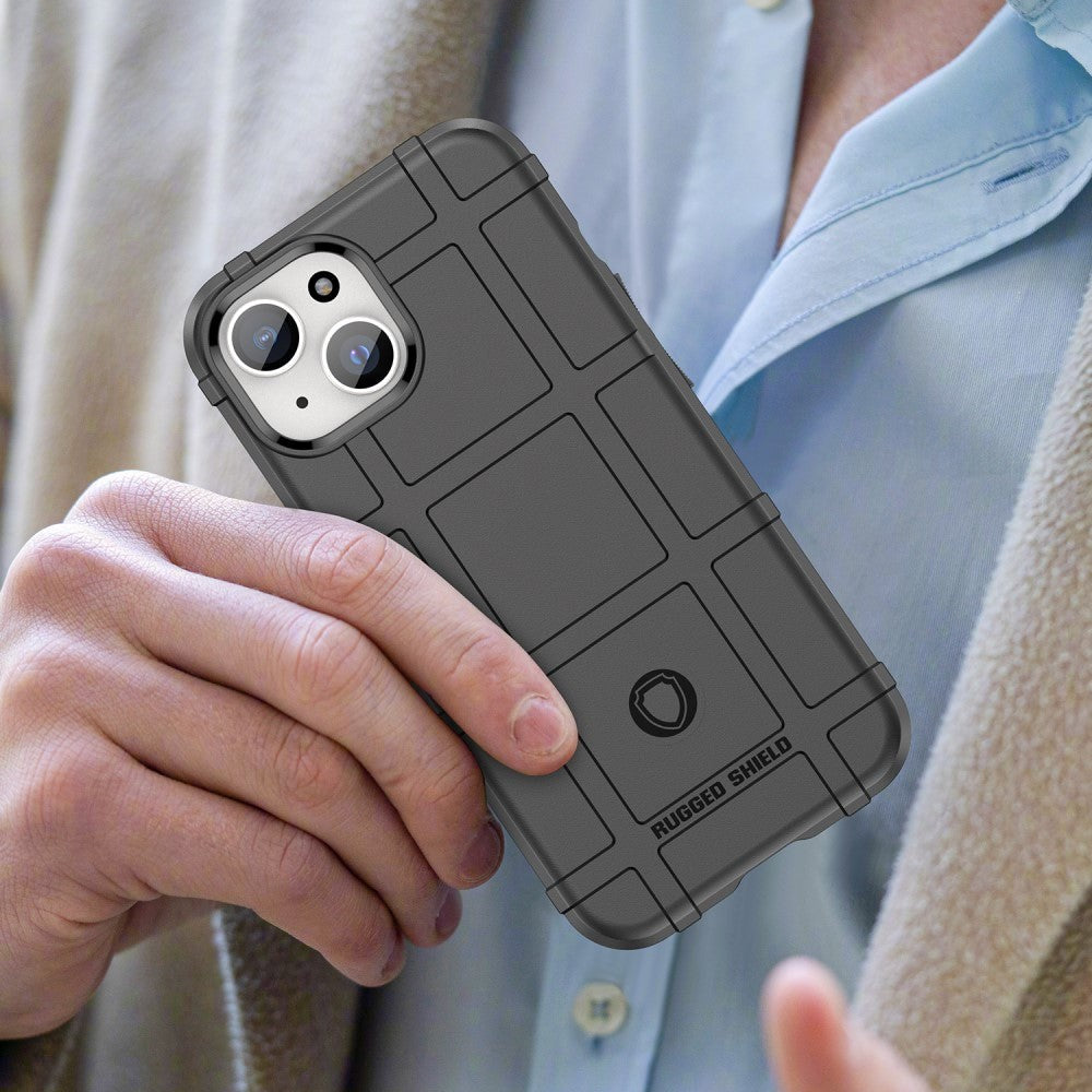 iPhone 15 Rugged Shield Series Håndverker Deksel - Svart