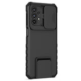 EIDERWOOD Samsung Galaxy A23 / A23 (5G) Håndverker Deksel med Kickstand & Cam Slider - Svart