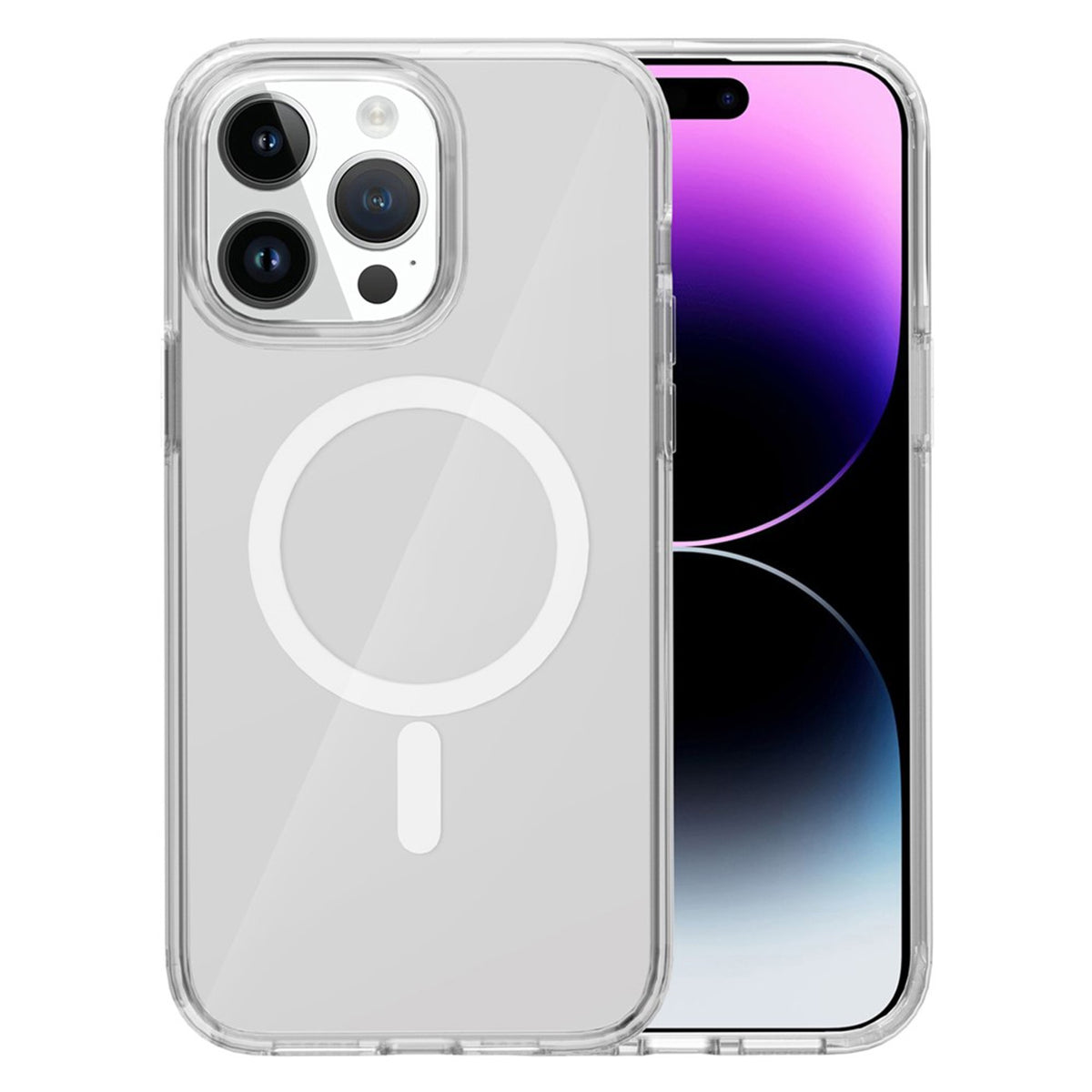 iPhone 15 Pro Max EIDERWOOD Hybrid Plast Deksel - MagSafe Kompatibel - Gjennomsiktig