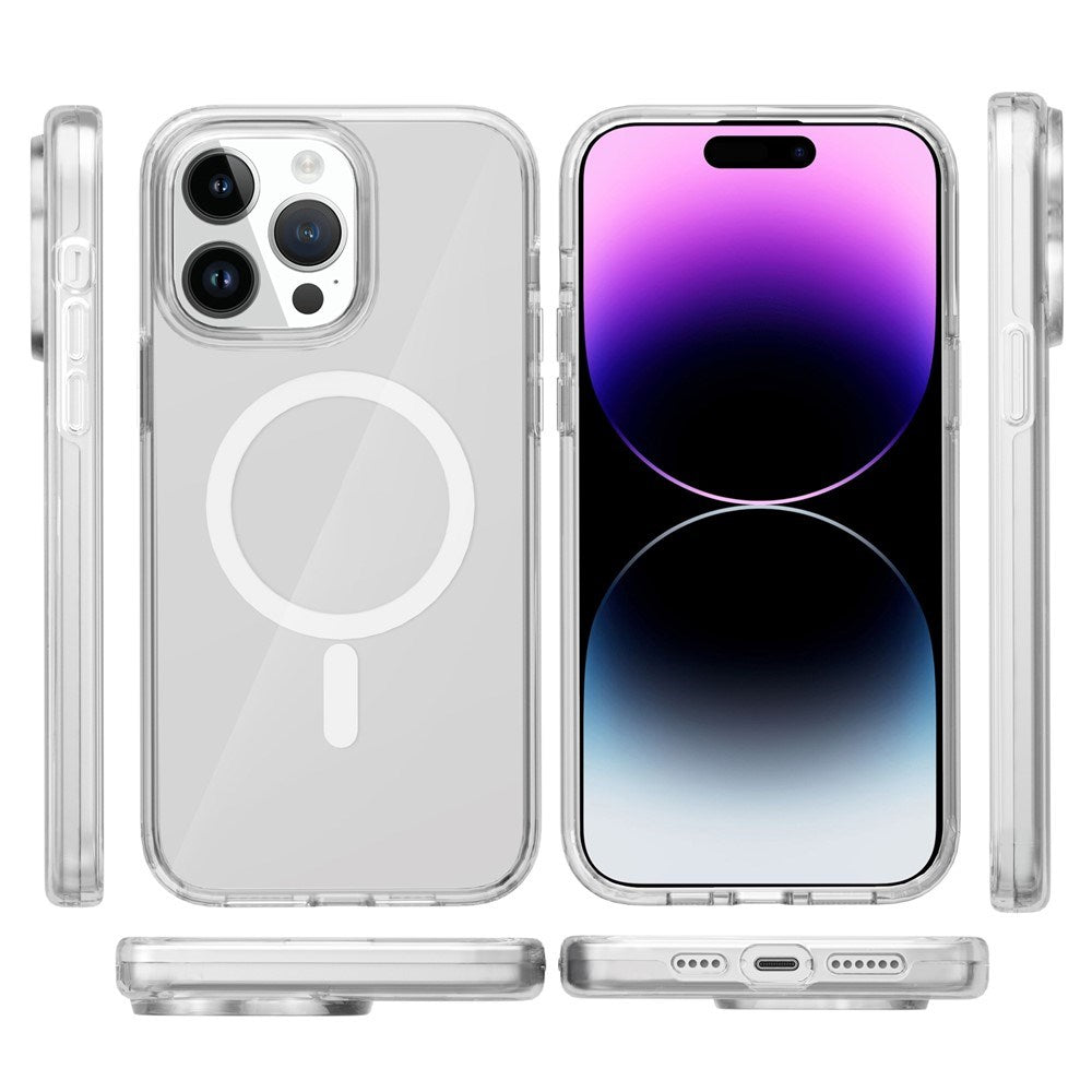 iPhone 15 Pro EIDERWOOD Hybrid Plast Deksel - MagSafe Kompatibel - Gjennomsiktig
