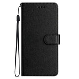 EIDERWOOD iPhone 12 Pro Max Deksel i Kunstskinn med Lommebok & Stropp - Svart