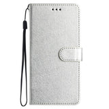 EIDERWOOD iPhone 12 Pro Max Deksel i Kunstskinn med Lommebok & Stropp - Sølv