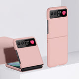 Motorola Razr 40 Hard Plast Deksel - Rosa
