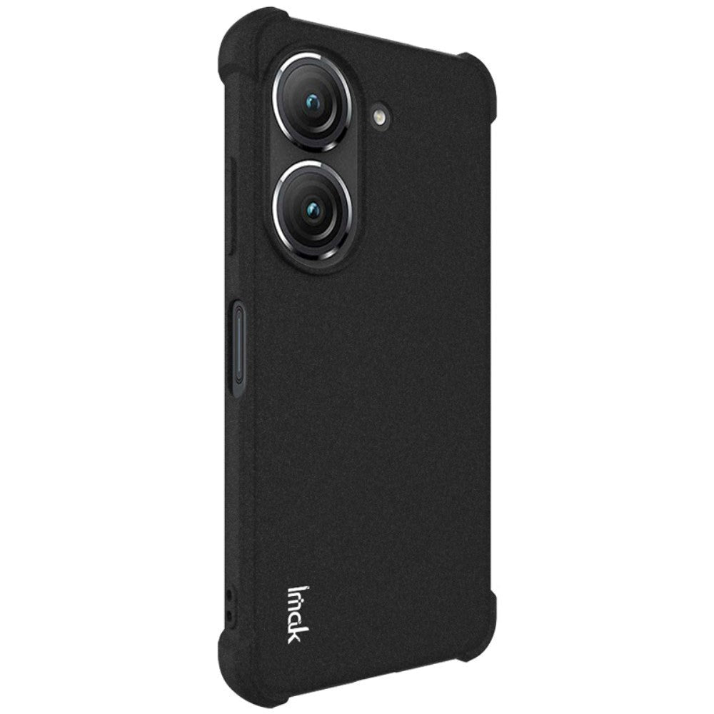 Asus Zenfone 10 IMAK Mat Fleksibel Plast Deksel - Svart