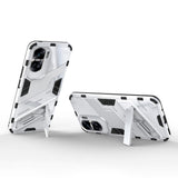Honor 90 Lite Hybrid Håndverker Deksel Med Kickstand - Hvit