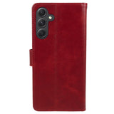 Samsung Galaxy M34 (5G) / F34 (5G) Kunstskinn Deksel m. Lommebok og Stropp - Rød