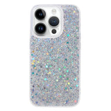 iPhone 15 Pro Max Glitter Deksel - Sølv