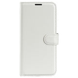Samsung Galaxy M34 (5G) / F34 (5G) Litchi Kunstskinn Deksel m. Lommebok - Hvit