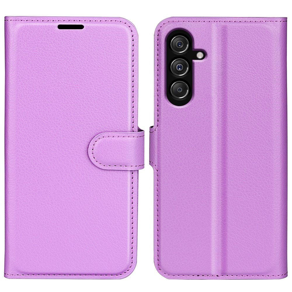 Samsung Galaxy M34 (5G) / F34 (5G) Litchi Kunstskinn Deksel m. Lommebok - Lilla