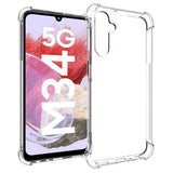 Samsung Galaxy M34 (5G) / F34 (5G) Drop-Proof Fleksibelt Deksel i Plast - Gjennomsiktig