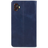 EIDERWOOD Samsung Galaxy Xcover 6 Pro Kunstskinn Flip Deksel med Kortholder & Stativfunksjon - Blå
