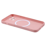 iPhone 13 Silikon Deksel med Kamerabeskytter - MagSafe-Kompatibel - Rosa