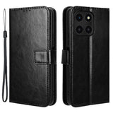 EIDERWOOD Honor X6a Kunstskinn Flip Deksel m. Strop - Svart